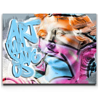 Art Will Save Us - Statue Graffiti