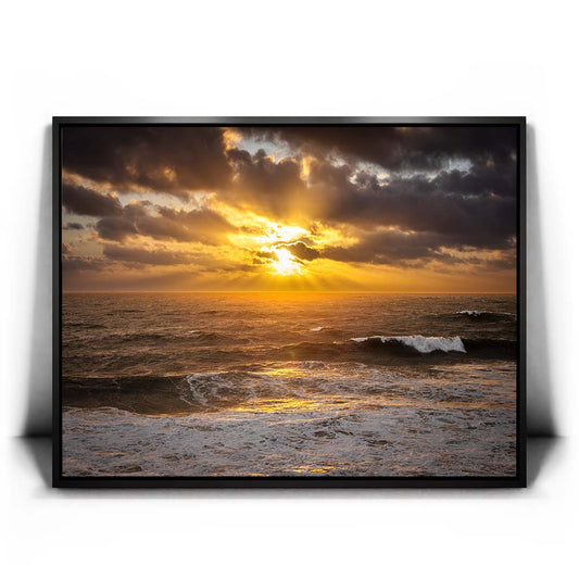 Clearing Storm Posters, Prints, & Visual Artwork TheGoatWallArt LANDSCAPE 24x18 1.70" BLACK FRAME