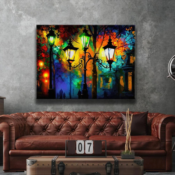 Colorful Street Lanterns – TheGOATWallArt
