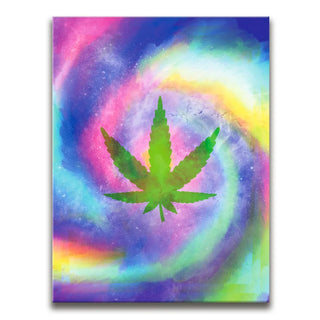 Colorful Weed Vortex - Big Leaf