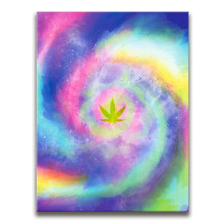 Colorful Weed Vortex - Small Leaf