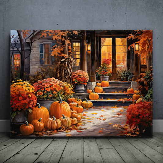 Cozy Harvest Hues Posters, Prints, & Visual Artwork TheGoatWallArt LANDSCAPE 24x18 0.75" STANDARD