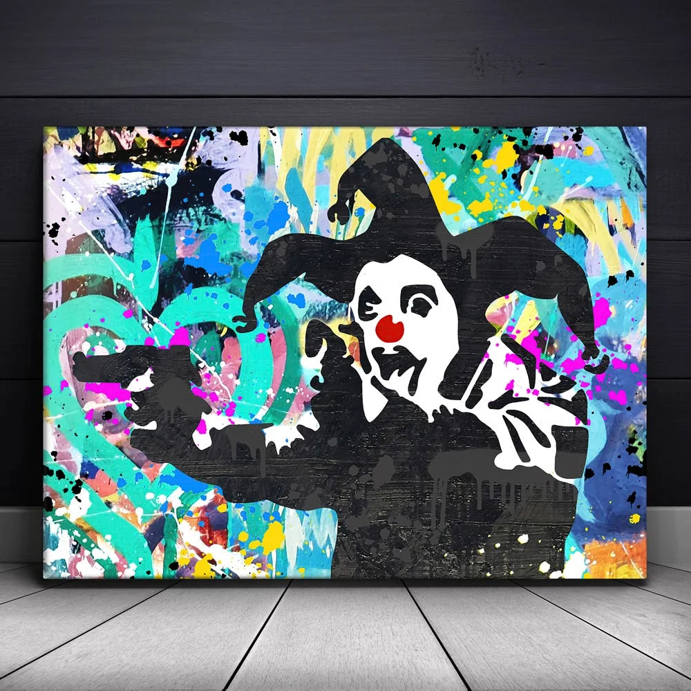 Crazy Clown - Graffiti – TheGOATWallArt
