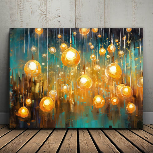 Enchanting Lights Posters, Prints, & Visual Artwork TheGoatWallArt LANDSCAPE 24x18 0.75" STANDARD