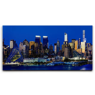 Famous Midtown Manhattan Skyline View At Night - 1 Of 3