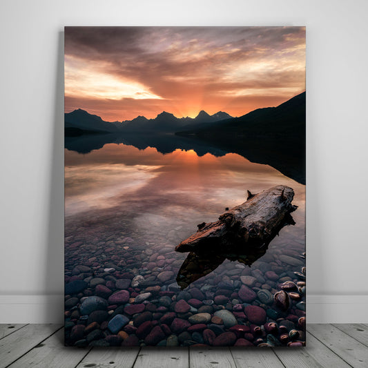 Fire In The Sky Posters, Prints, & Visual Artwork TheGoatWallArt PORTRAIT 18x24 0.75" STANDARD