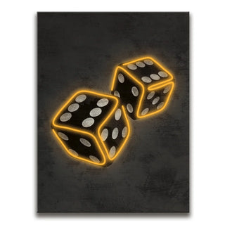 Gold Dice - Neon Style