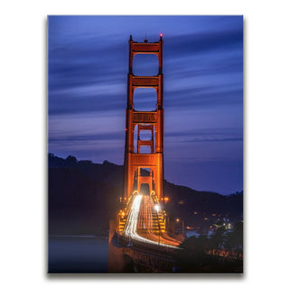 Golden Gate Bridge Night Commute