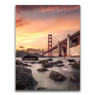 Golden Hour at Golden Gate Bridge, CA