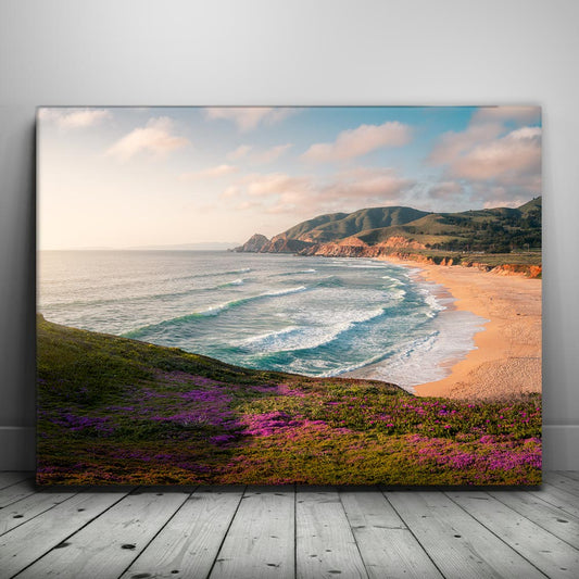 Spring Beach Posters, Prints, & Visual Artwork TheGoatWallArt LANDSCAPE 24x18 0.75" STANDARD