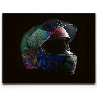 Graffiti Biker Helmet 2