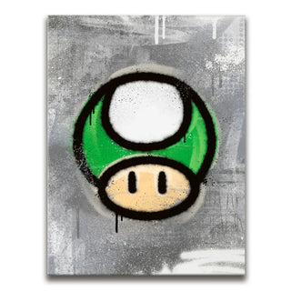 Green Mushroom - Graffiti