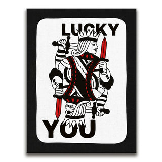 Lucky You Playing Card - Gritty
