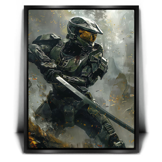 Master Chief Posters, Prints, & Visual Artwork TheGoatWallArt
