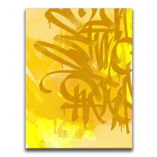 Pineapple Yellow - Calligraphy