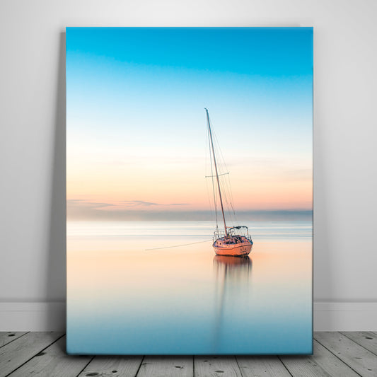 Sailboat Serenity Posters, Prints, & Visual Artwork TheGoatWallArt PORTRAIT 18x24 0.75" STANDARD