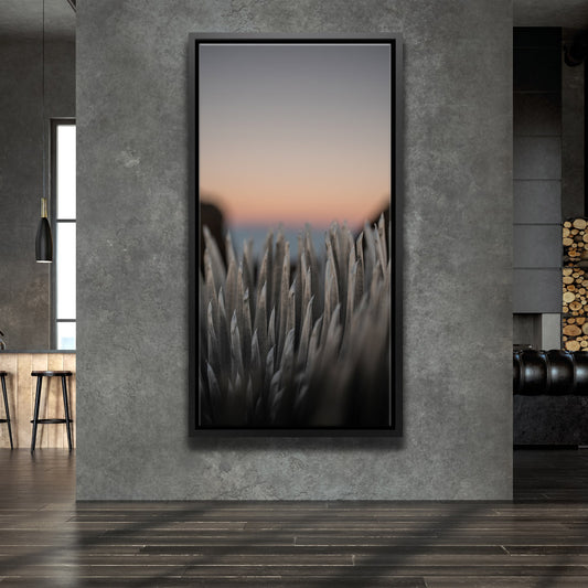 Silversword At Haleakala Volcano, Maui Posters, Prints, & Visual Artwork TheGoatWallArt PORTRAIT - TALL 15x30 1.70" BLACK FRAME
