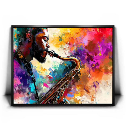 The Color That Sound Makes Posters, Prints, & Visual Artwork TheGoatWallArt LANDSCAPE 24x18 1.70" BLACK FRAME