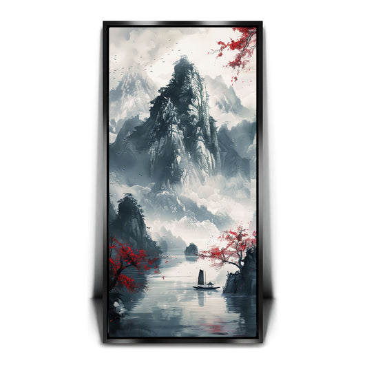 Zen Mountain Posters, Prints, & Visual Artwork TheGoatWallArt