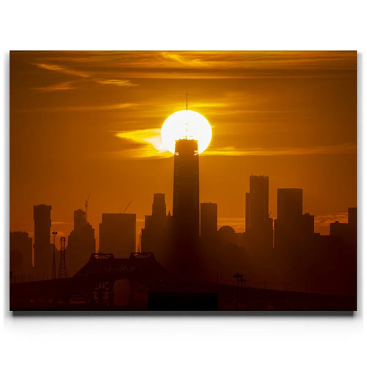 1 World Trade Center Crowned Posters, Prints, & Visual Artwork TheGoatWallArt LANDSCAPE 24x18 0.75" STANDARD