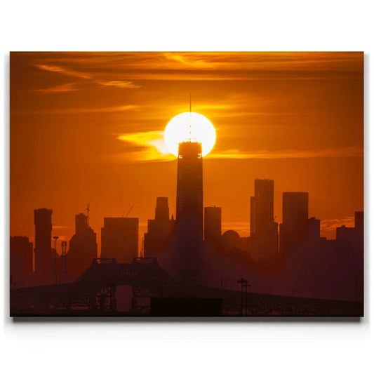 1 World Trade Center Crowned Posters, Prints, & Visual Artwork TheGoatWallArt LANDSCAPE 24x18 0.75" STANDARD