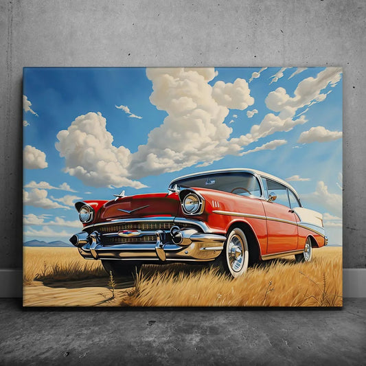 57' Bel Air Posters, Prints, & Visual Artwork TheGoatWallArt LANDSCAPE 24x18 0.75" STANDARD