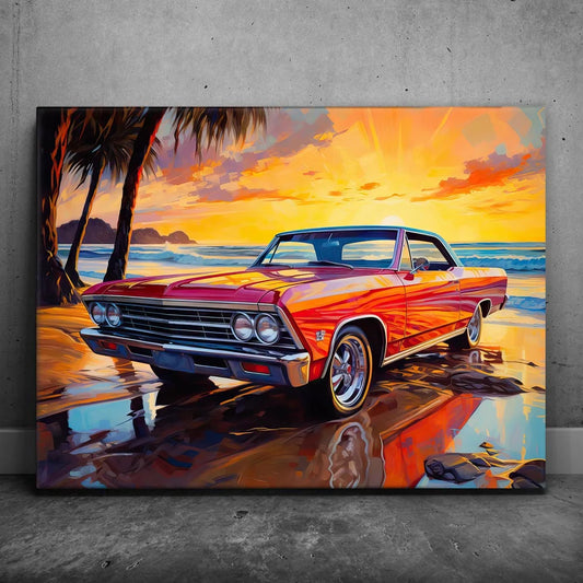 57' Impala Posters, Prints, & Visual Artwork TheGoatWallArt LANDSCAPE 24x18 0.75" STANDARD
