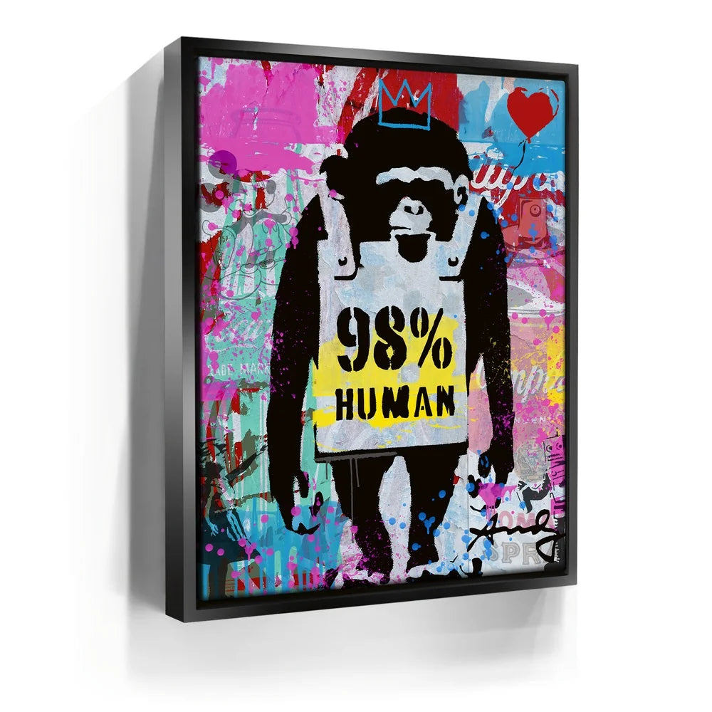 Featured image 5 for 98% Human - Banksy Warhol Mashup