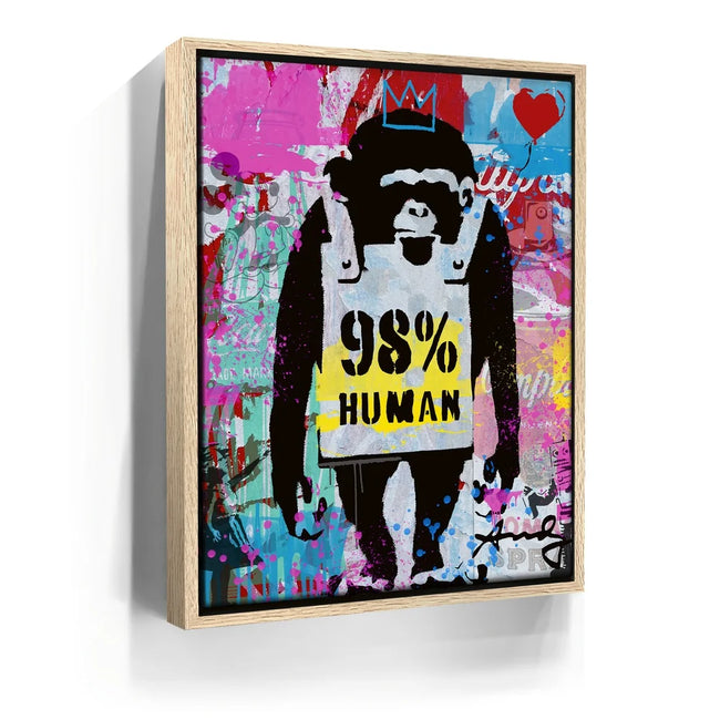 Featured image 9 for 98% Human - Banksy Warhol Mashup