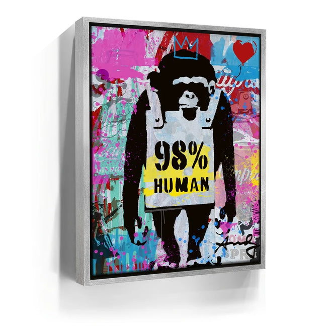 Featured image 8 for 98% Human - Banksy Warhol Mashup