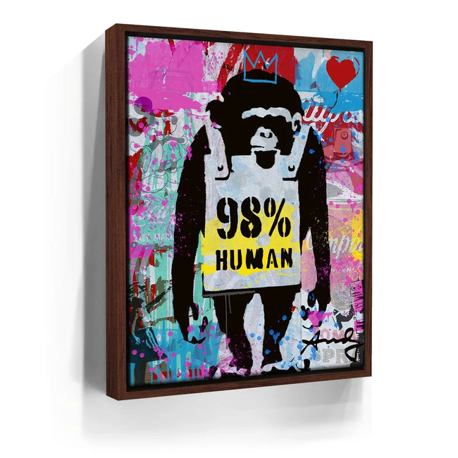 Featured image 10 for 98% Human - Banksy Warhol Mashup
