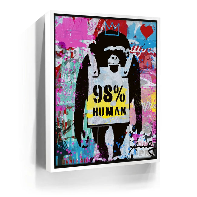 Featured image 6 for 98% Human - Banksy Warhol Mashup
