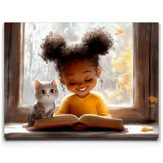 A Cozy Tale Posters, Prints, & Visual Artwork TheGoatWallArt LANDSCAPE 24x18 0.75" STANDARD