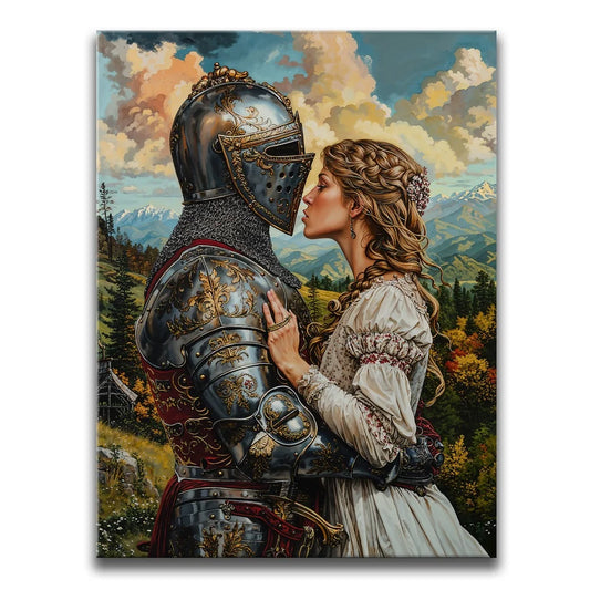 A Kiss For The Brave Posters, Prints, & Visual Artwork TheGoatWallArt PORTRAIT 18x24 0.75" STANDARD