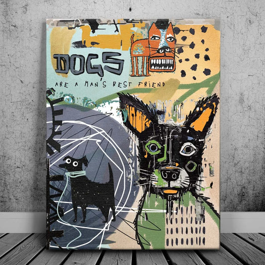 A Man's Best Friend Posters, Prints, & Visual Artwork TheGoatWallArt PORTRAIT 18x24 0.75" STANDARD