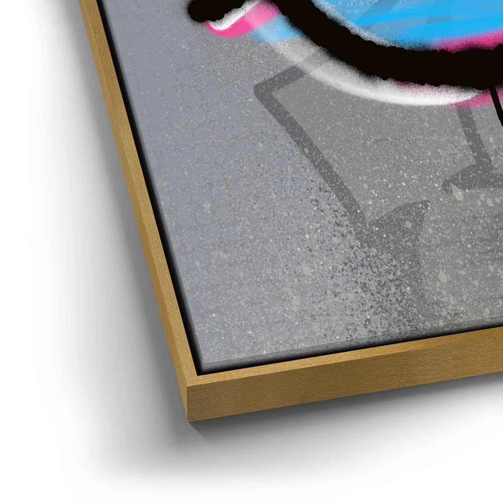 Featured image 12 for Abstract Blue Graffiti Cat
