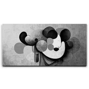 Abstract Mickey - Black & White