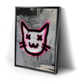 Thumbnail image 2 for Abstract Pink Graffiti Cat