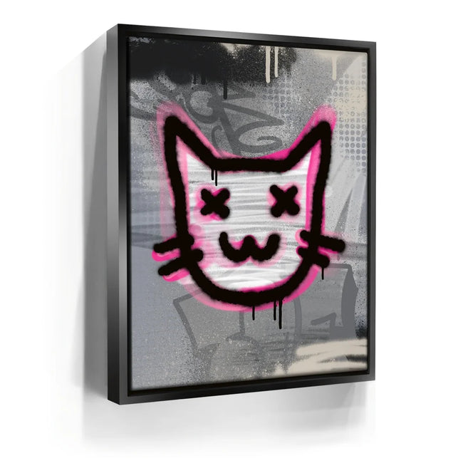 Featured image 5 for Abstract Pink Graffiti Cat