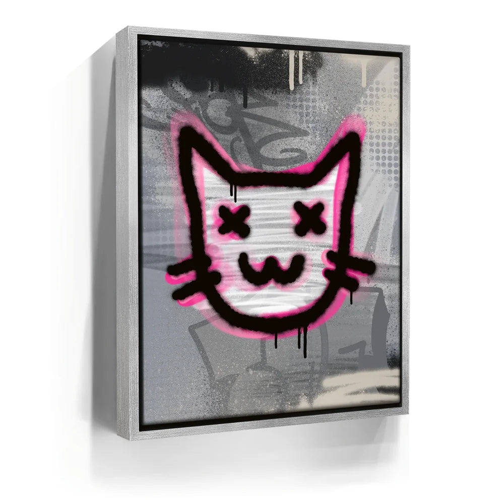 Featured image 8 for Abstract Pink Graffiti Cat