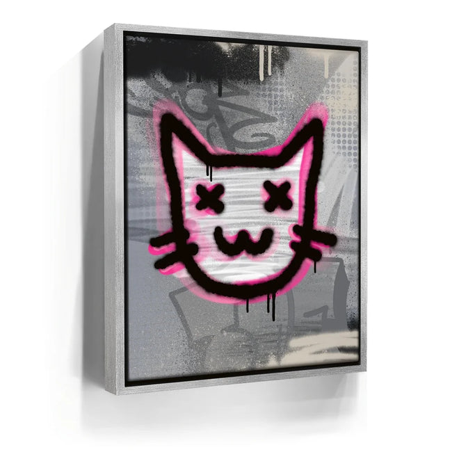 Featured image 8 for Abstract Pink Graffiti Cat