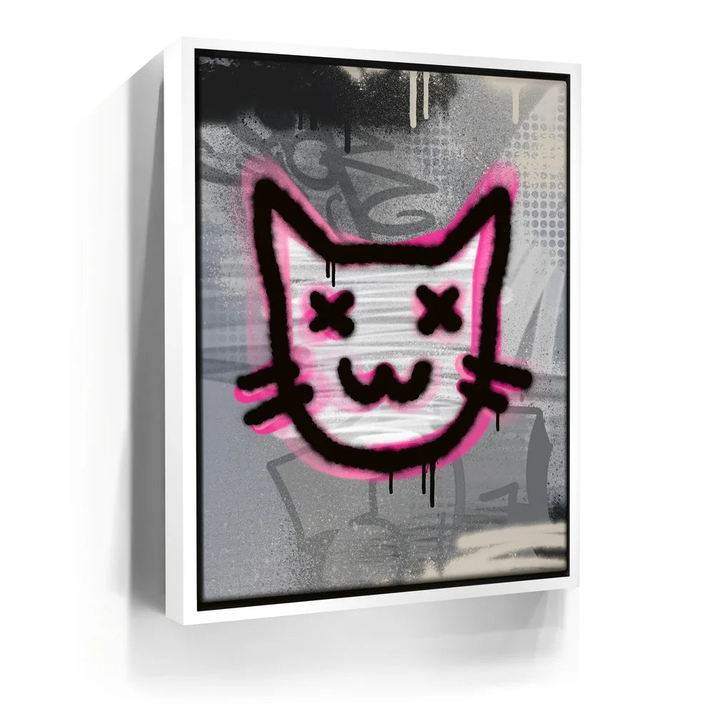 Featured image 6 for Abstract Pink Graffiti Cat