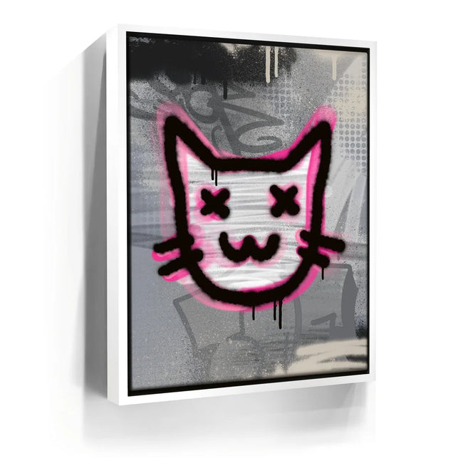 Featured image 6 for Abstract Pink Graffiti Cat