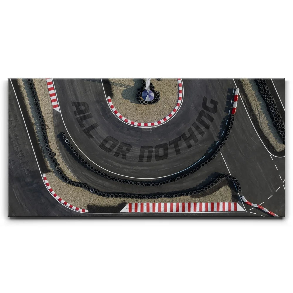 Featured image 1 for All Or Nothing - Black Text