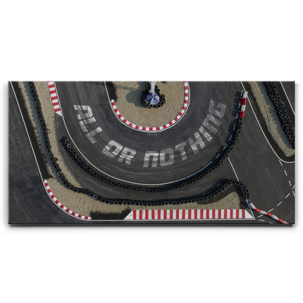 Featured image 1 for All Or Nothing - White Text