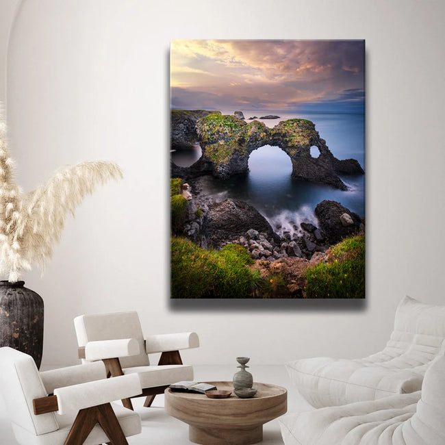 Featured image 2 for Amazing Rock Formation - Iceland Sunset