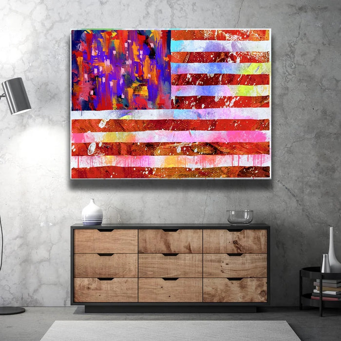 Featured image 2 for American Flag - Colorful Abstract