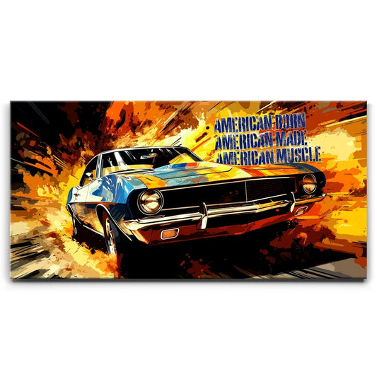 American Muscle Posters, Prints, & Visual Artwork TheGoatWallArt LANDSCAPE - WIDE 30x15 0.75" STANDARD