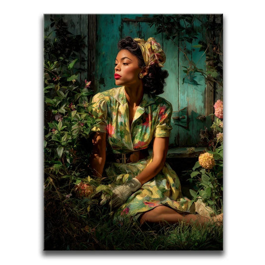 Among The Blossoms Posters, Prints, & Visual Artwork TheGoatWallArt PORTRAIT 18x24 0.75" STANDARD