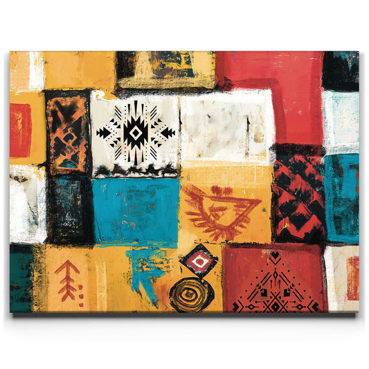 Ancestral Visions 10 Posters, Prints, & Visual Artwork TheGoatWallArt LANDSCAPE 24x18 0.75" STANDARD